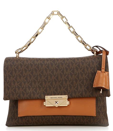 michael kors brown gold purse|michael kors small brown purse.